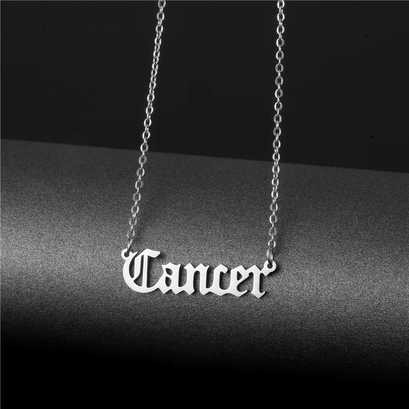 Astro C 4 Zodiac Silver Necklace