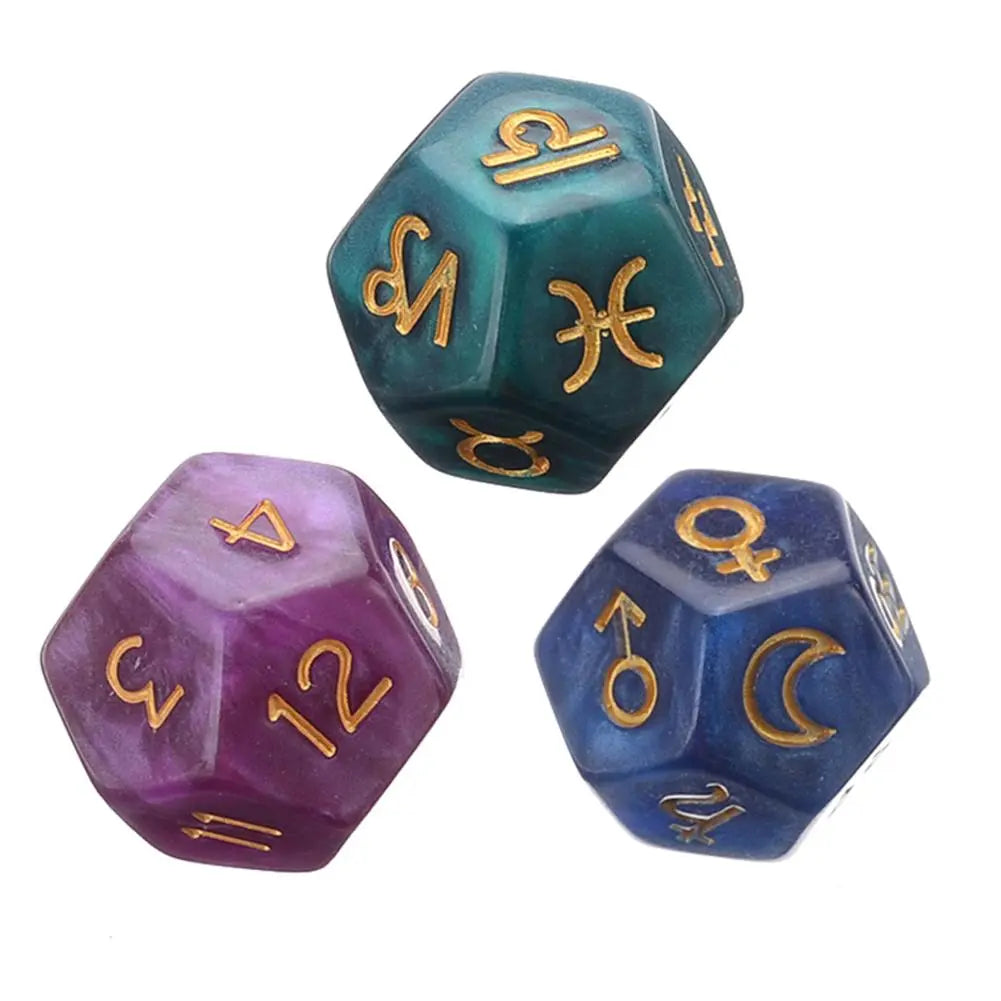 Astro C 1 Multifaceted Constellation Dice (3pcs)