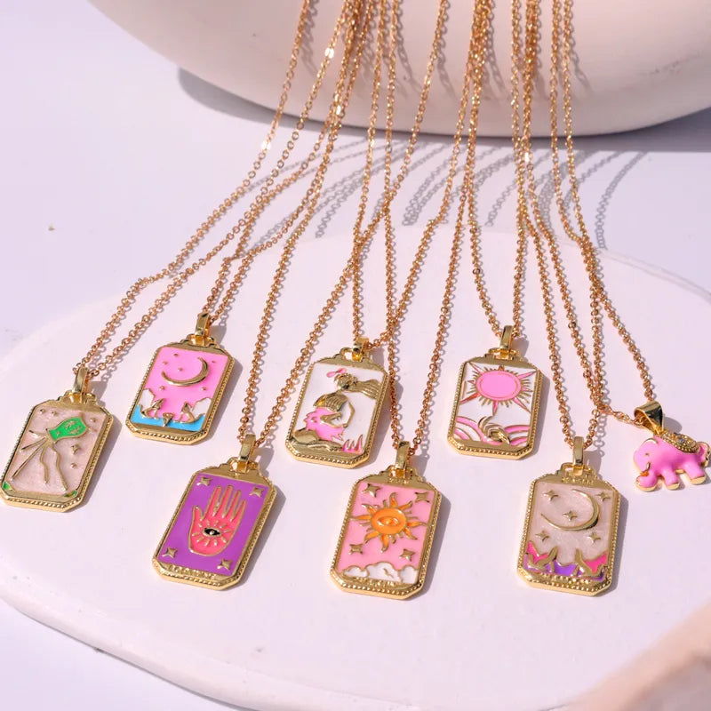 Astro D 3 Pink Tarot Necklace (Mix & Pick)