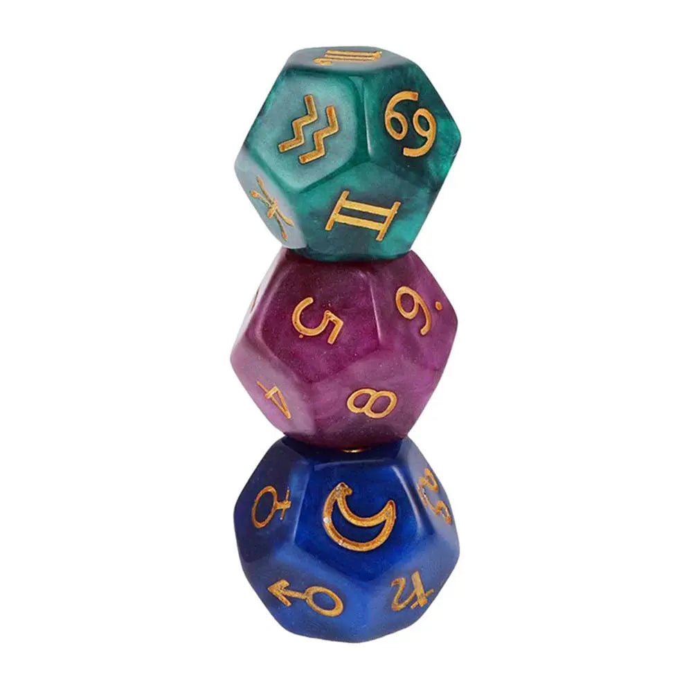 Astro C 1 Multifaceted Constellation Dice (3pcs)