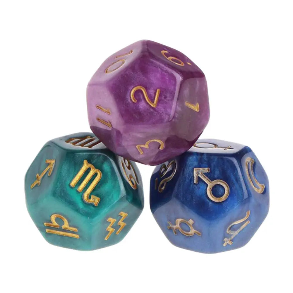 Astro C 1 Multifaceted Constellation Dice (3pcs)