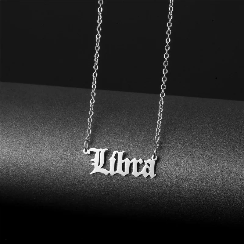 Astro C 4 Zodiac Silver Necklace