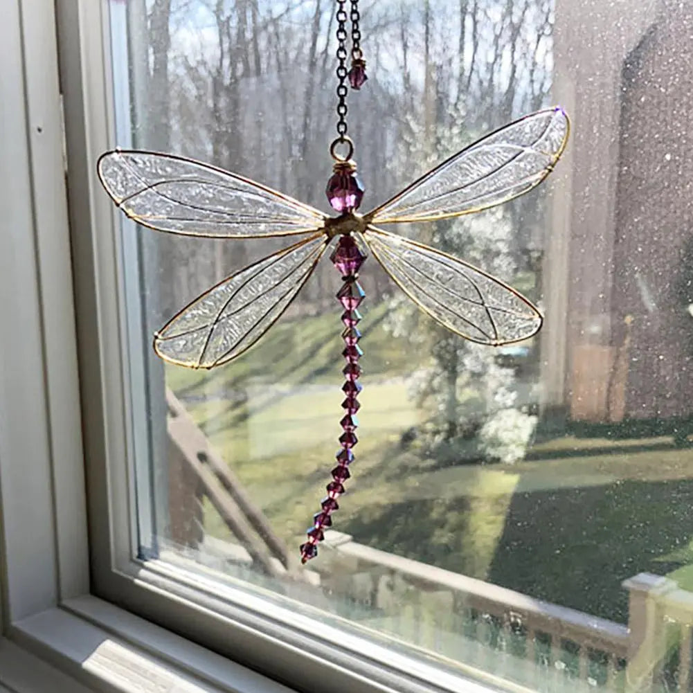 Crystal Dragonfly Wind Chime + Sun Catcher (Mix & Pick)