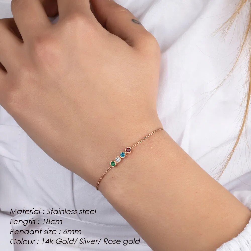 Astro C 7 Birthstone Bracelet