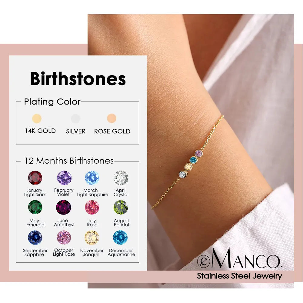 Astro C 7 Birthstone Bracelet