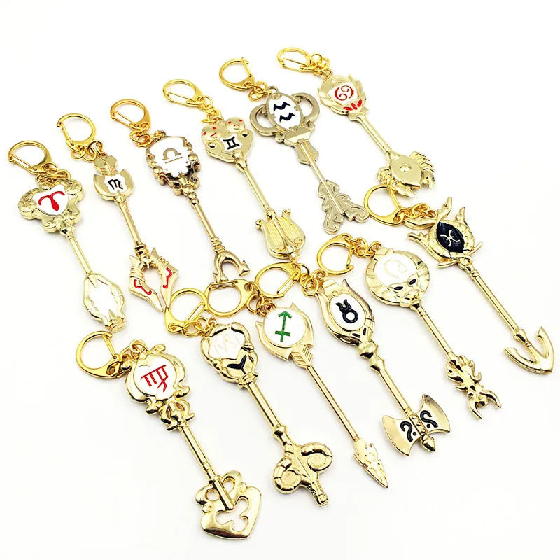 Astro D 4 Zodiac Key Ring