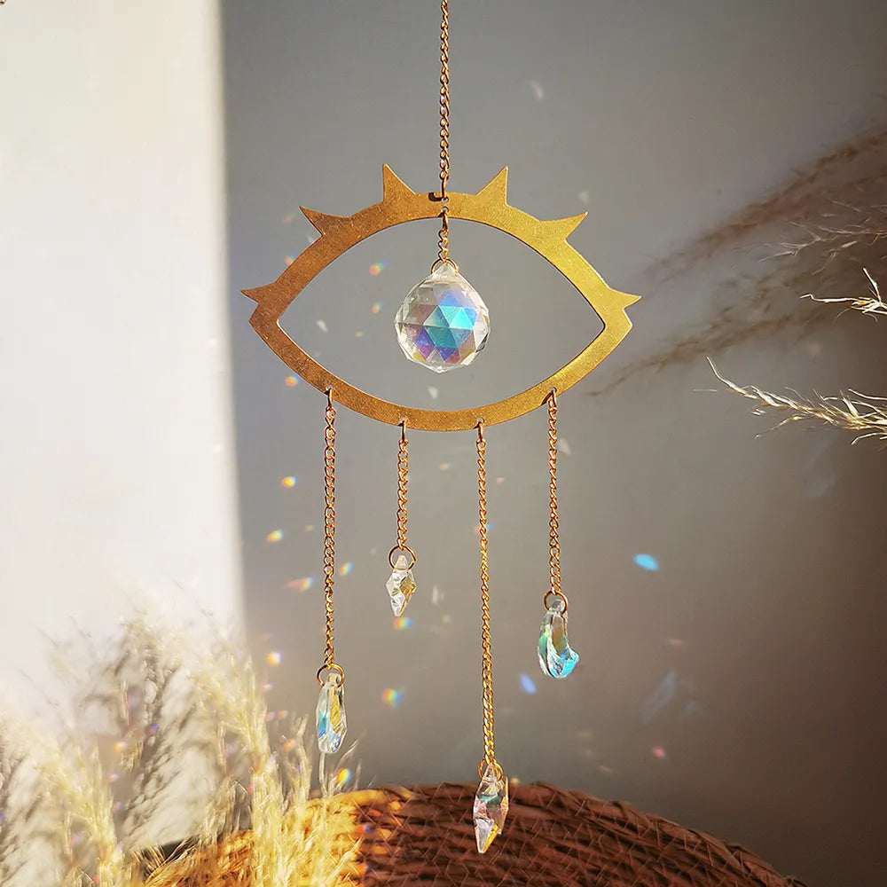 Evil Eye Crystal Suncatcher