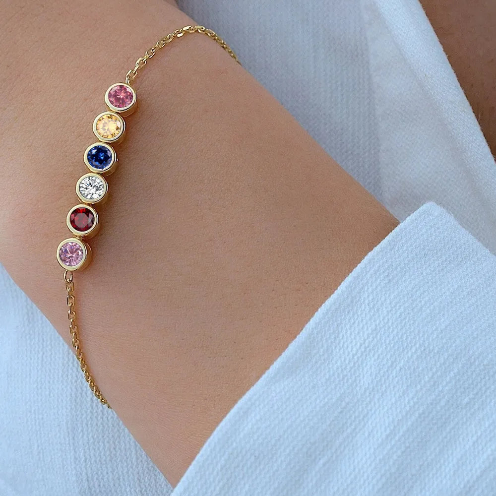 Astro C 7 Birthstone Bracelet