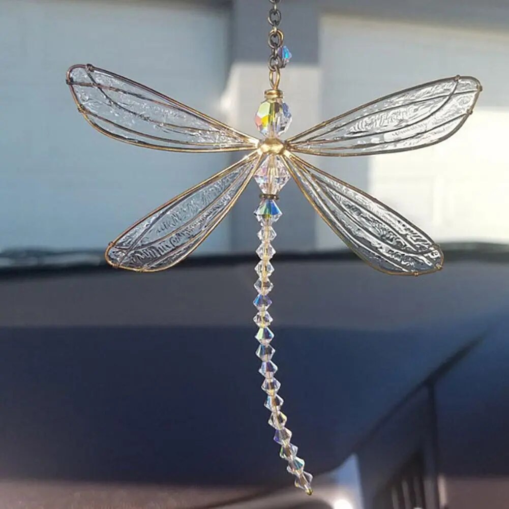 Crystal Dragonfly Wind Chime + Sun Catcher (Mix & Pick)