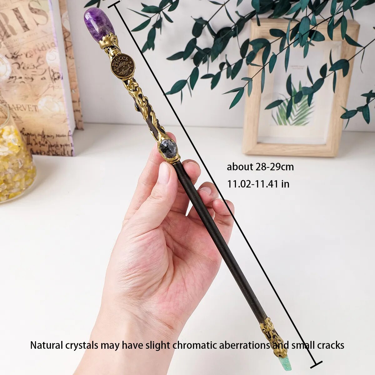 Astro B 20 Zodiac Sign & Stone Magic Wand